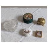 MINI TRINKET/JEWELRY HOLDERS AND PILL BOX