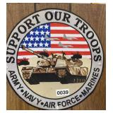 Support Our Troops Embroidered Patch11.75  Dia