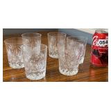 Glass tumblers set of 6