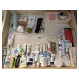 Assorted Facial Products, Hairbrushes, Curling