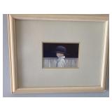 Amish Boy Double Matted 16x13