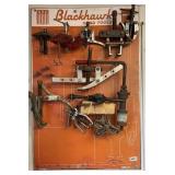 Vintage Blackhawk Hands Tools With Wall Display