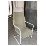 Woven Spring Steel Framed Outdoor Chair W23 H45