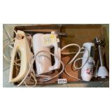 Lot Of Assorted Hand Mixers And Electric Knife