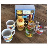 Garfield Winnie the Pooh Smurf Cups