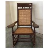 Cane Seat Rocking Chair W30 H41 D36