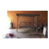 Free Standing Porch Swing 80" Metal Frame