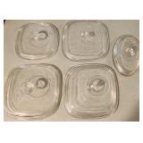 Lot of Pyrex Corning Ware Casserole Dish Lids