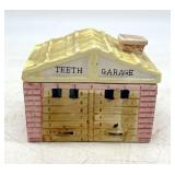 Vintage Ceramic Teeth Garage Denture Keeper Japan