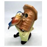 Czechoslovakia Bird At Birdhouse Wall Pocket