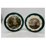 Royal Copley Wall Plates Wall Pockets (2)