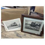 Art Lot - Railroad Prints Incl Spalding, Framed