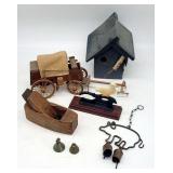 Block Plane, Nut Cracker, Wagon, Pig Chimes+