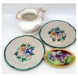 Vintage Decorative Plates/Serving Platters, Pitche