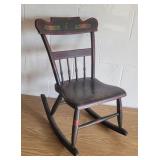 Vintage Wooden Spindleback Rocking Chair - Tosher