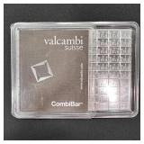 Valcambi Suisse 100 Gram .999 Fine Silver CombiBar