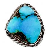 9.3 Carat Turquoise Asymmetrical Ring