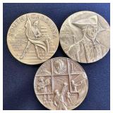 (3) 1.7 oz Silver Commemorative Rounds - Assorted