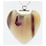 Millard Couture Natural Horn Heart Pendant