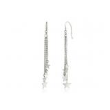 Sterling Silver Tassel Earrings with Stars