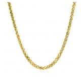 Italian Diamond Cut Franco 18" Chain 14k