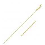 20" Classic Box Link Chain 14k Gold .6 mm