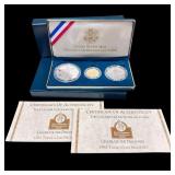 1992 3-Coin Gold Columbus Quincentenary Prf Set