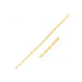 14k Gold Mediterranean Mariner Link 18" Chain