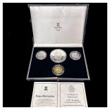 7 OUNCE 1988 Seoul Olympics Gold Coin Box Set