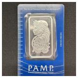 1 oz Silver Bar - PAMP Lady Fortuna (In Assay)