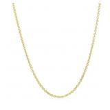 Italian 18" Forsantina Chain Necklace 14 Gold