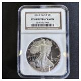 1986-S Proof Silver Eagle PF69 NGC UC