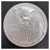 1993 - Mexico 1 oz Silver Libertad BU