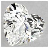 1/2 Carat Heart Cut Loose Diamond