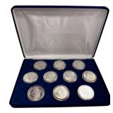 RARE (10) Pc Carson City Morgan Dollar Collection