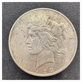 1922 Silver Peace Dollar