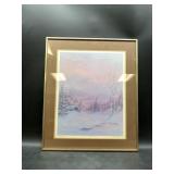 Jean Matyas signed and numbered print "Winter Sun"