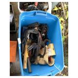 Large tote of assorted hand tools NSS