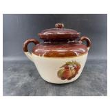 McCoy #342 lidded crock in fair condition