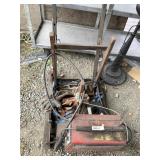 Century electric migwelder with heavy duty cart an