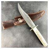 Green River Knifeworks J. Russel bowie with stag h