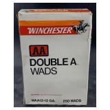 250 count box of Winchester AA 12 ga. WADS