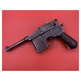 Mauser C96 pistol, receiver s/n 454215, 763x25mm,