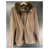 Cashmere and fox fur sweater size Ladies XL