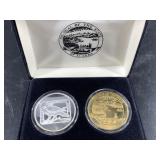 2000 A Alaska Mint 2 piece Fur Rondy coin set with