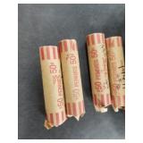 4 rolls of wheat cents