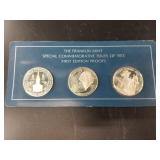 Franklin Mint 1973  three piece sterling silver co