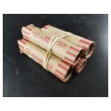 4 Rolls of steel cents