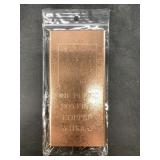 1 pound bar of .999 fine copper