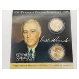 Franklin Roosevelt dollar coin set, P&D mint